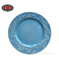 Holly Ceramic Effect Plastic Charger Plate